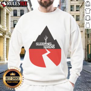 Awesome Sleeping With Sirens sweatshirt featuring ears to see and eyes to hear design, perfect for fans and casual wear.