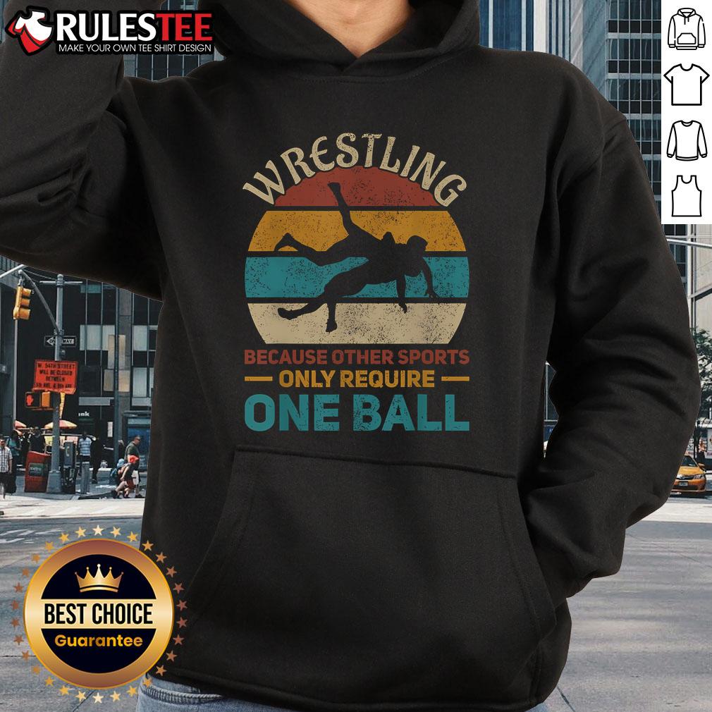 Awesome wrestling boy in a retro wrestler hoodie, showcasing style and passion for wrestling in a vibrant setting.