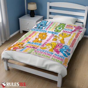 Cute Care Bears & Friends Blanket Fleece Customized Blanket