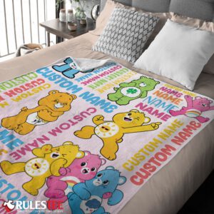 Cute Care Bears & Friends Blanket Fleece Customized Blanket
