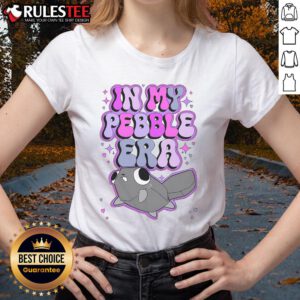 Alt Text: Cute In My Pebble Era World Ladies Tee featuring a stylish design perfect for casual outfits and fan events.