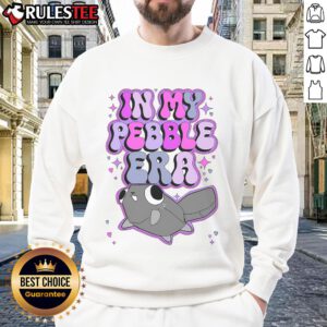 Cute In My Pebble Era World Sweatshirt featuring vibrant colors and a cozy design, perfect for casual wear.