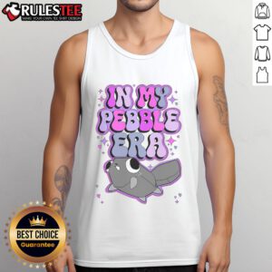 Cute In My Pebble Era World Tank Top featuring a playful design and soft fabric, perfect for casual summer outfits.