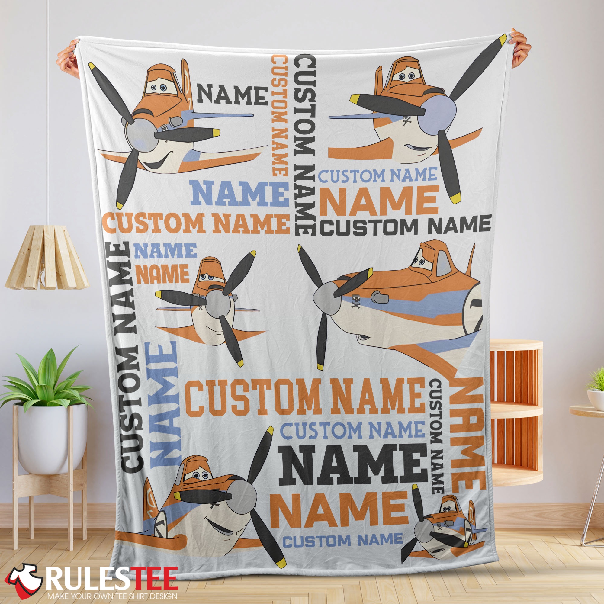 Disney Dusty Crophopper Blanket Fleece Customized Blanket