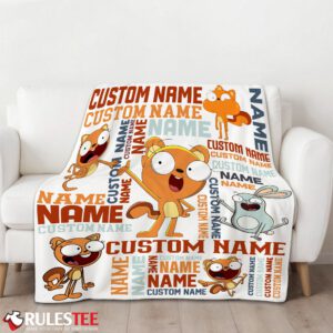 Disney Kiff Chatterley & Barry Buns Blanket Fleece Customized Blanket
