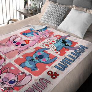 Disney Lilo And Stitch Fleece Blanket – Customize Blanket-mk-03