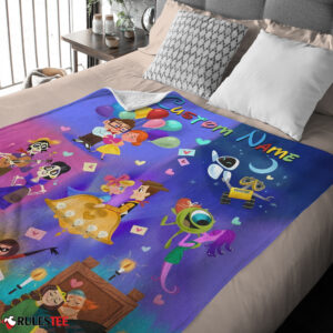 Disney Pixar Cartoon All Story Velveteen Cute Blanket Fleece Customized Blanket-mk-03