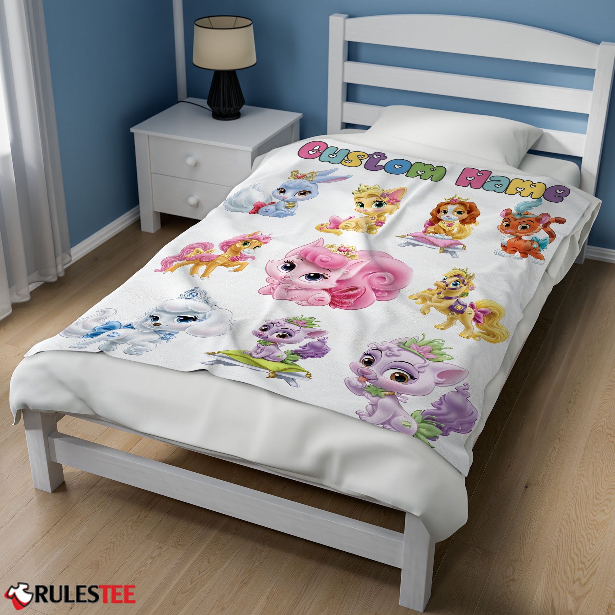 Disney Princess Palace Pets Blanket Fleece Customized Blanket-mk-02