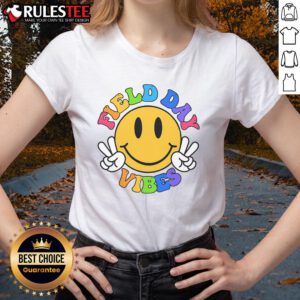 Funny Field Day vibes for teachers in a Happy Field Day 2025 ladies tee, perfect for celebrating school spirit and fun.