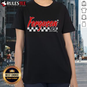 Top Carson Ferguson Star Ladies Tee in stylish design, perfect for casual wear and showcasing your fashion sense.