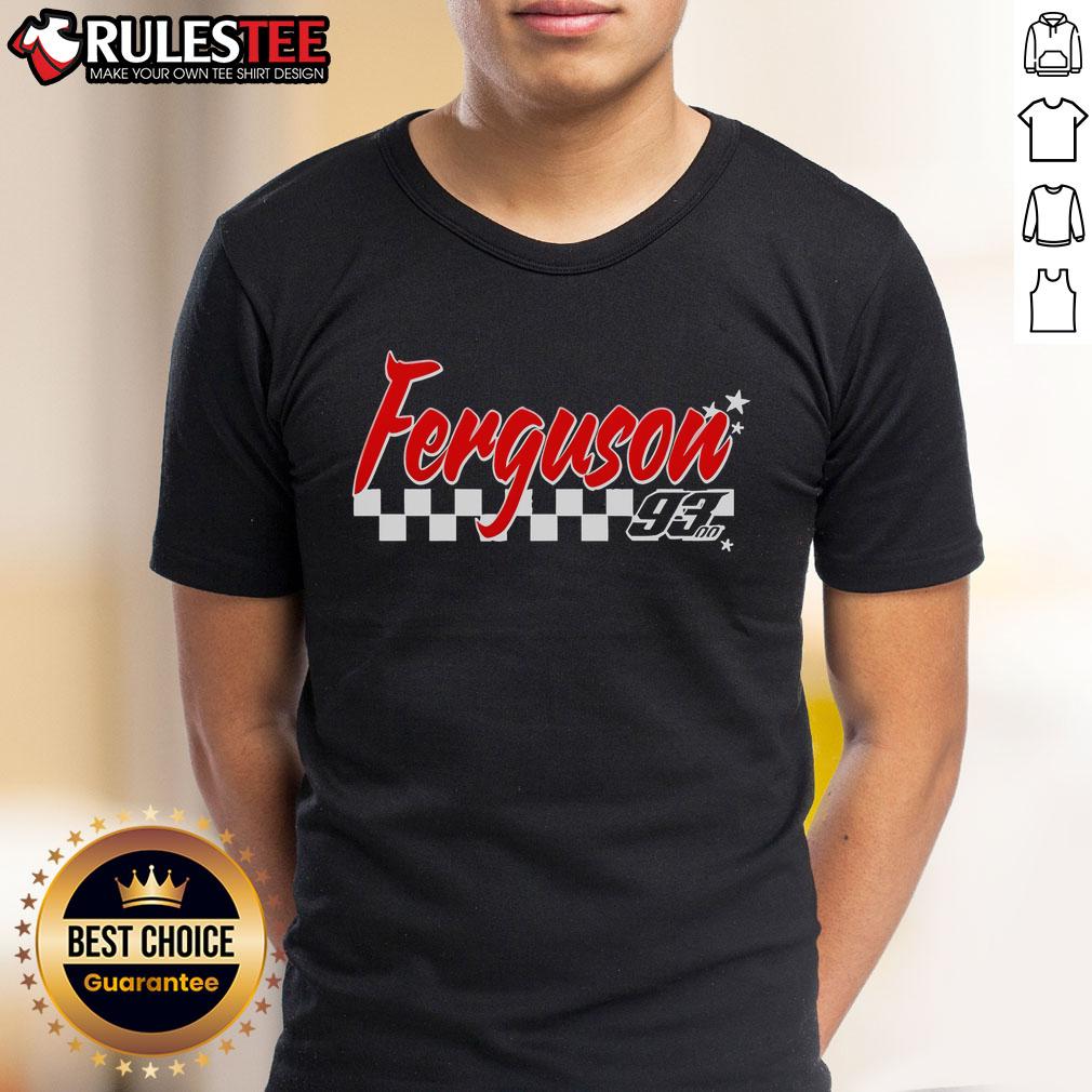 Top Carson Ferguson Star T-Shirt featuring a bold graphic design and vibrant colors, perfect for fans and casual wear.