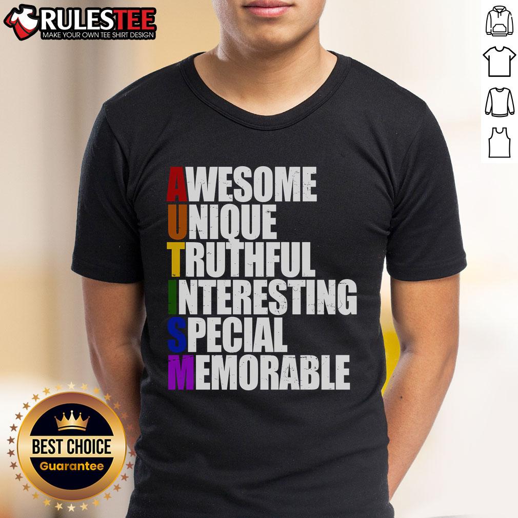 Awesome Autism Awareness Defined Quote T-Shirt featuring a bold design promoting autism acceptance and understanding.