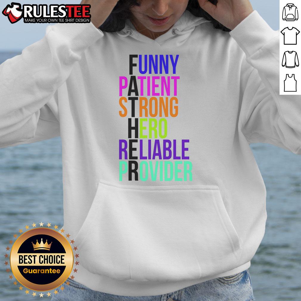 Awesome Father hoodie showcasing a patient, strong hero provider design, perfect for celebrating dads and their dedication.