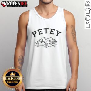 Awesome Petey Car Tank Top featuring a colorful design of a cartoon car on a stylish sleeveless shirt for pet lovers.