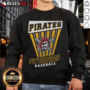 Awesome Pittsburgh Pirates baseball starter sweatshirt in black, featuring team logo and stylish design for fans.