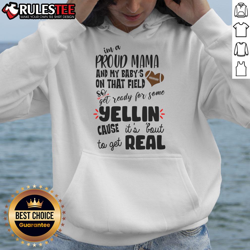 Awesome Proud Football Mama Pretty Hoodie in vibrant colors, perfect for supporting your team on game day.