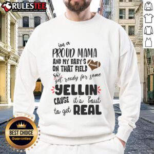 Awesome Proud Football Mama Pretty Sweatshirt in vibrant colors, perfect for cheering at games or casual outings.