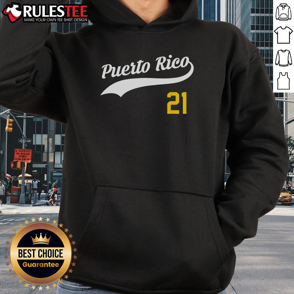 Awesome Puerto Rico Baseball 21 hoodie for Santurce baseball fans, showcasing vibrant design and team spirit.