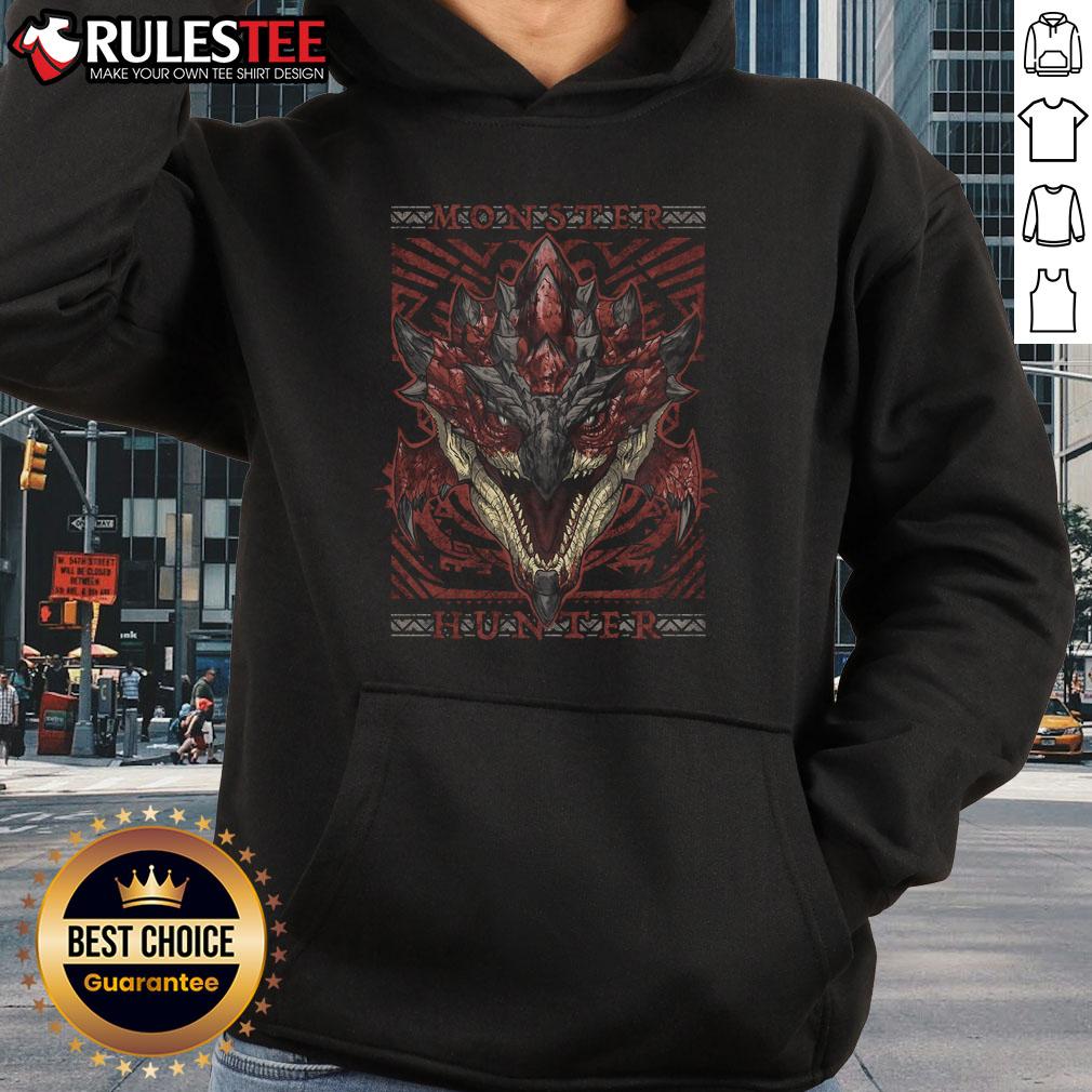 Awesome Rathalos Hunting Club Monster Hunter Hoodie featuring vibrant graphics and a cozy design for fans of the game.