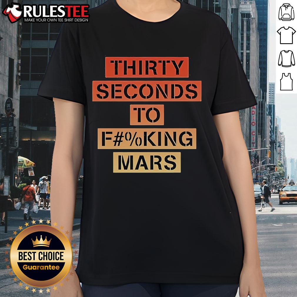 Awesome Thirty Seconds To Fcking Mars Ombre Censored 2025 Ladies Tee featuring vibrant colors and stylish design.