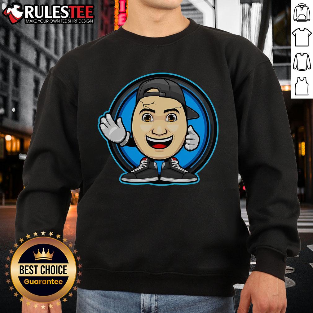 Funny Clashgames logo sweatshirt featuring a playful design for gaming enthusiasts and casual wear.