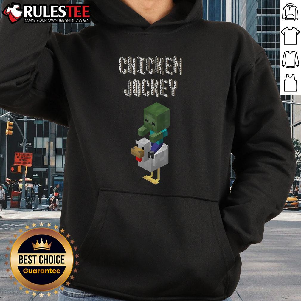 Good Baby Zombie Chicken Jockey Minecraft hoodie featuring a colorful design perfect for gamers and fans.