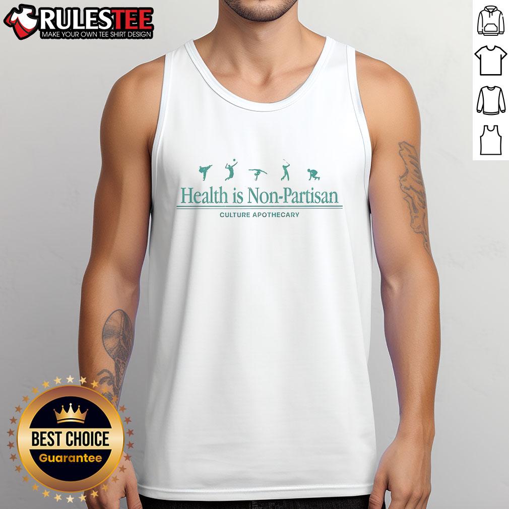 Good Health is Non-Partisan tank top from Turning Point USA, featuring a bold design promoting wellness and unity.