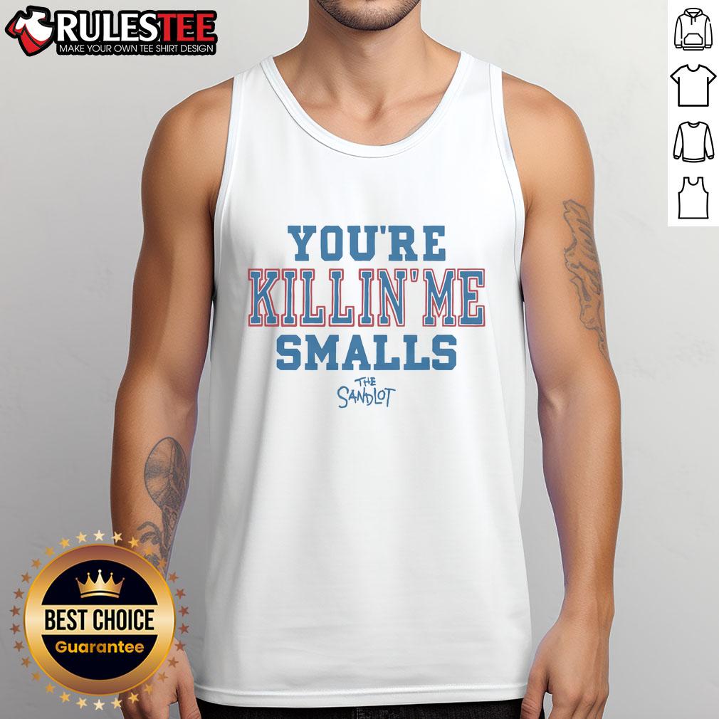 Good The Sandlot Youre Killin Me Smalls Tank Top featuring iconic quote and nostalgic baseball theme for fans.