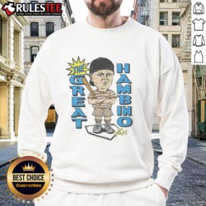 Alt Text: Good Women's The Sandlot The Great Hambino Sweatshirt featuring classic movie design for fans of The Sandlot.
