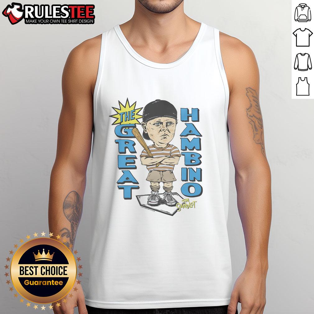 Good Women's The Sandlot The Great Hambino Tank Top featuring classic movie graphics and a comfortable fit for fans.