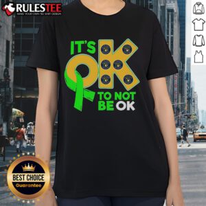 Nice Milwaukee Brewers It's Ok To Not Be Ok Ladies Tee featuring a stylish design for fans of the team.