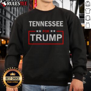 Nice Tennessee for Trump sweatshirt featuring bold graphics, perfect for supporters showing their political pride.