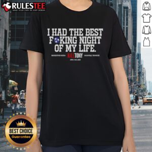 Top Kill Tony Nashville Ladies Tee capturing best night of my life with vibrant design and memorable event vibe.
