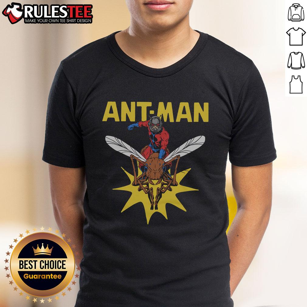 Awesome Ant-Man T-Shirt featuring a vibrant graphic of Ant-Man in action, perfect for Marvel fans and comic enthusiasts.