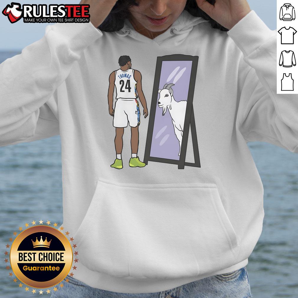 Awesome Cam Thomas Mirror Goat Hoodie featuring a stylish design and vibrant colors, perfect for fans and streetwear lovers.