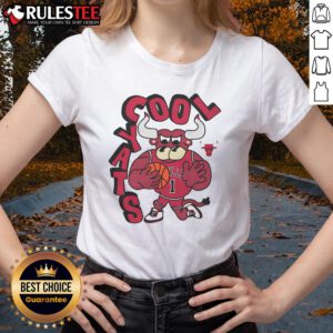 Awesome Chicago Bulls Stadium Essentials NBA X Staycool mascot ladies tee featuring vibrant graphics and comfortable fit.