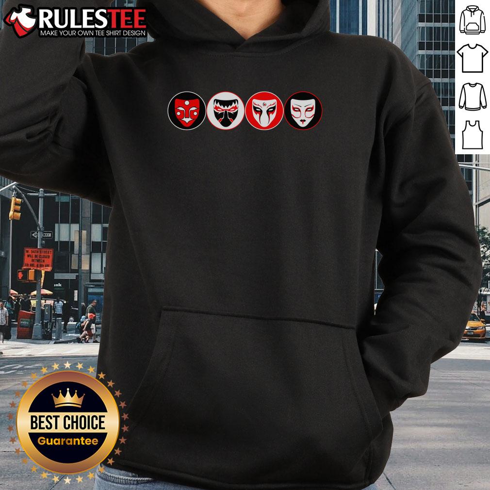 Awesome Daikaiju Mask Hoodie featuring a vibrant monster design, perfect for fans of kaiju and streetwear fashion.