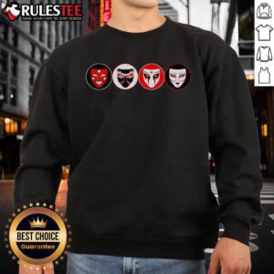 Awesome Daikaiju Mask Sweatshirt featuring a bold graphic of a giant monster design, perfect for fans of kaiju culture.