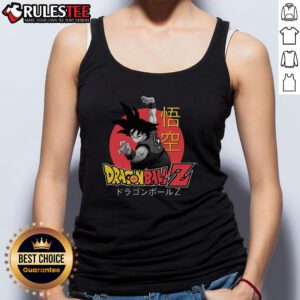 Vintage 90s Dragon Ball Z Goku Saiyan tank top featuring vibrant colors and iconic anime design for fans.