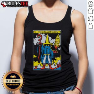 Awesome I The Black Mage Sleight Of Hand REMIX tank top design featuring vibrant graphics and fantasy-themed artwork.