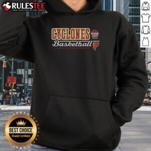 Awesome Iowa State Cyclones vintage basketball hoodie in red, featuring the iconic team logo and retro design.