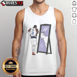 Awesome Kyrie Irving mirror goat Dallas tank top featuring a stylish design for basketball fans and fashion enthusiasts.