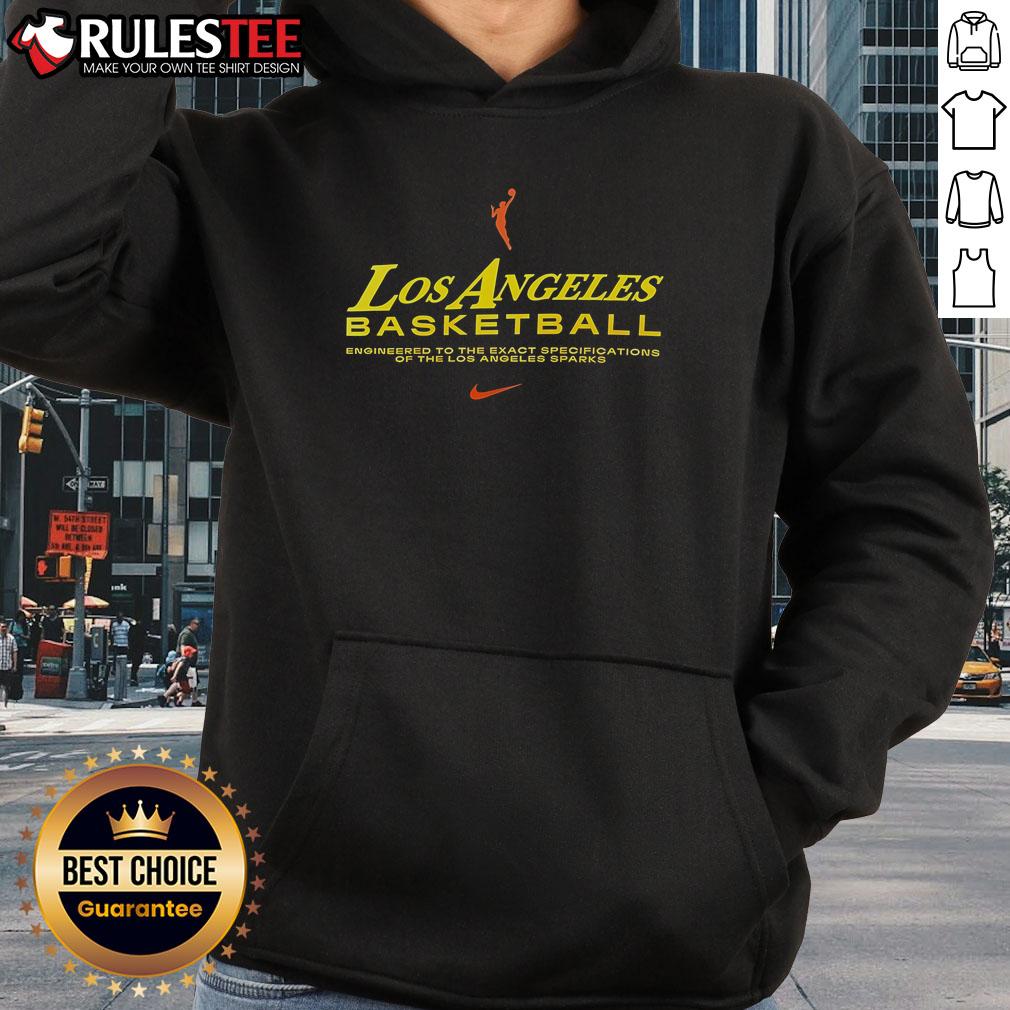 Stylish Los Angeles Sparks hoodie designed for basketball fans, featuring team colors and logo, perfect for game day.