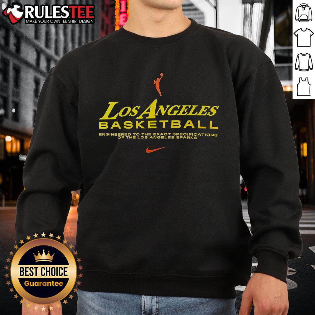 Awesome Los Angeles Sparks sweatshirt, engineered for comfort and style, perfect for basketball fans.