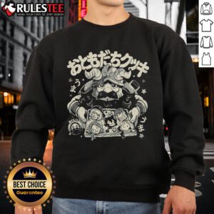 Awesome Party Sized Meal Anime Sweatshirt featuring vibrant graphics and cozy design, perfect for anime fans.