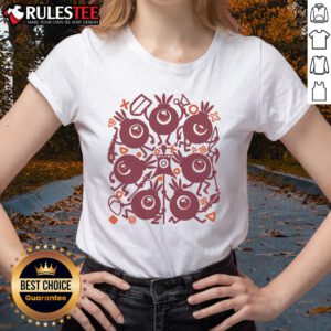 Alt Text: Cute ladies tee featuring an awesome Patapon drum design, perfect for gamers and fans of the Patapon series.