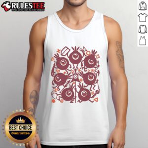 Awesome Patapon drum graphic on a cute tank top, perfect for gamers and fans of the Patapon series.