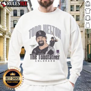 Awesome Rockies Todd Helton Toddfather Signature Class of 2024 sweatshirt showcasing team pride and memorabilia.