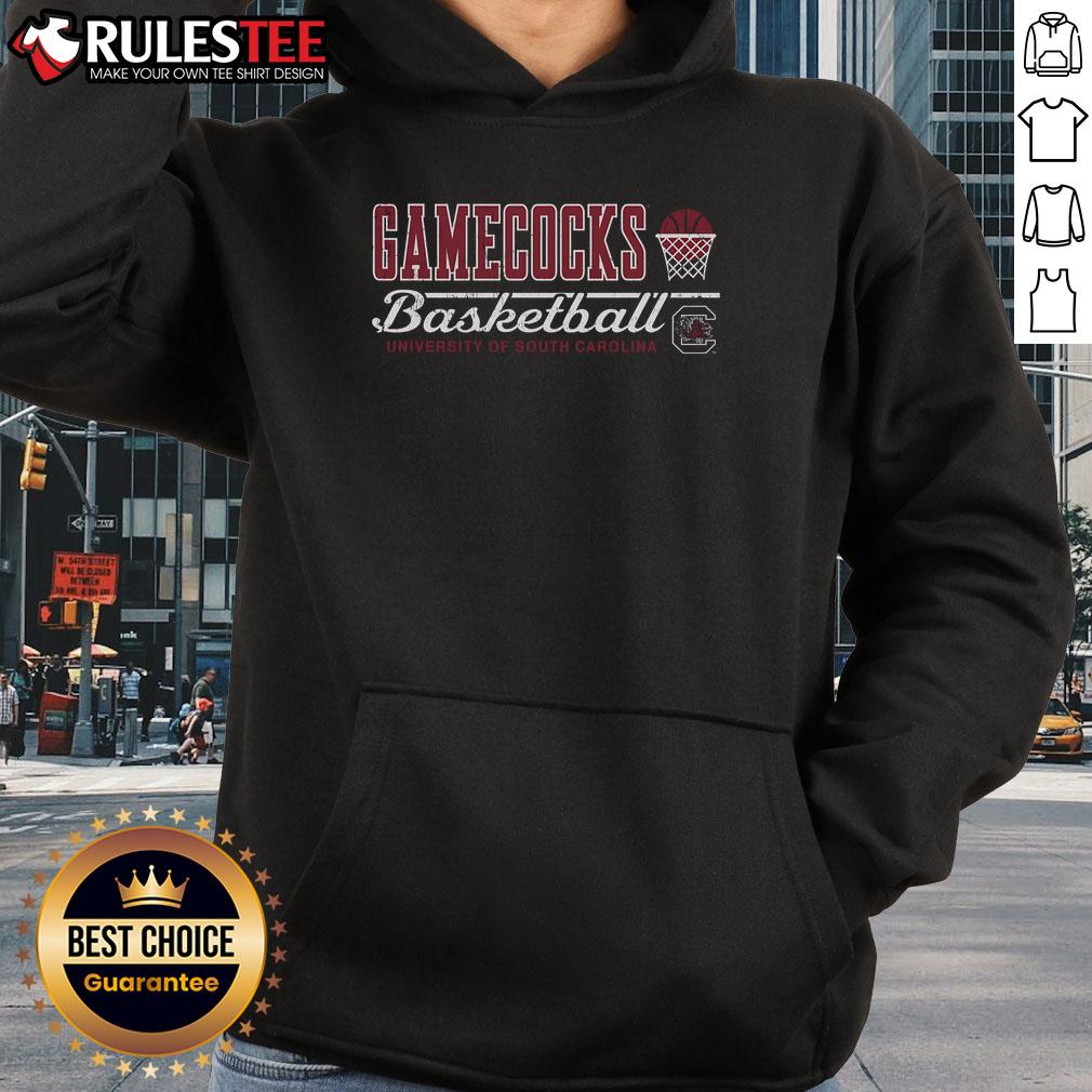 Awesome South Carolina Gamecocks vintage basketball hoodie featuring team colors and logo, perfect for fans.