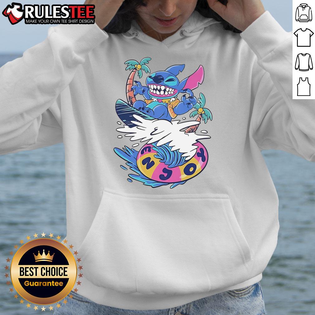 Awesome Stitch Enjoy Your Wave Hoodie featuring a vibrant wave design and comfortable fit for casual style.